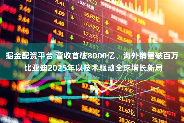 掘金配资平台 营收首破8000亿、海外销量破百万 比亚迪2025年以技术驱动全球增长新局